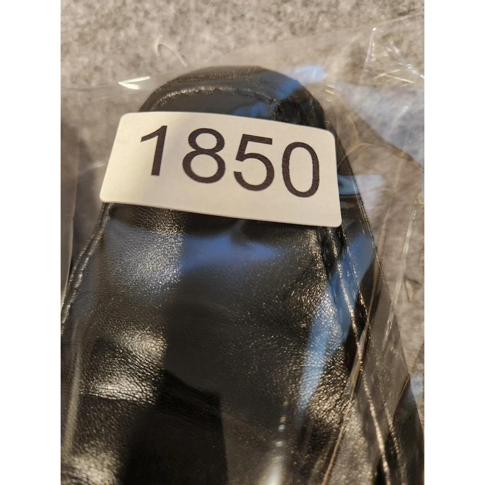 Monte Rosso Shoes Mens Size 12 Black Leather Oxford Square Toe Made In‎ Italy